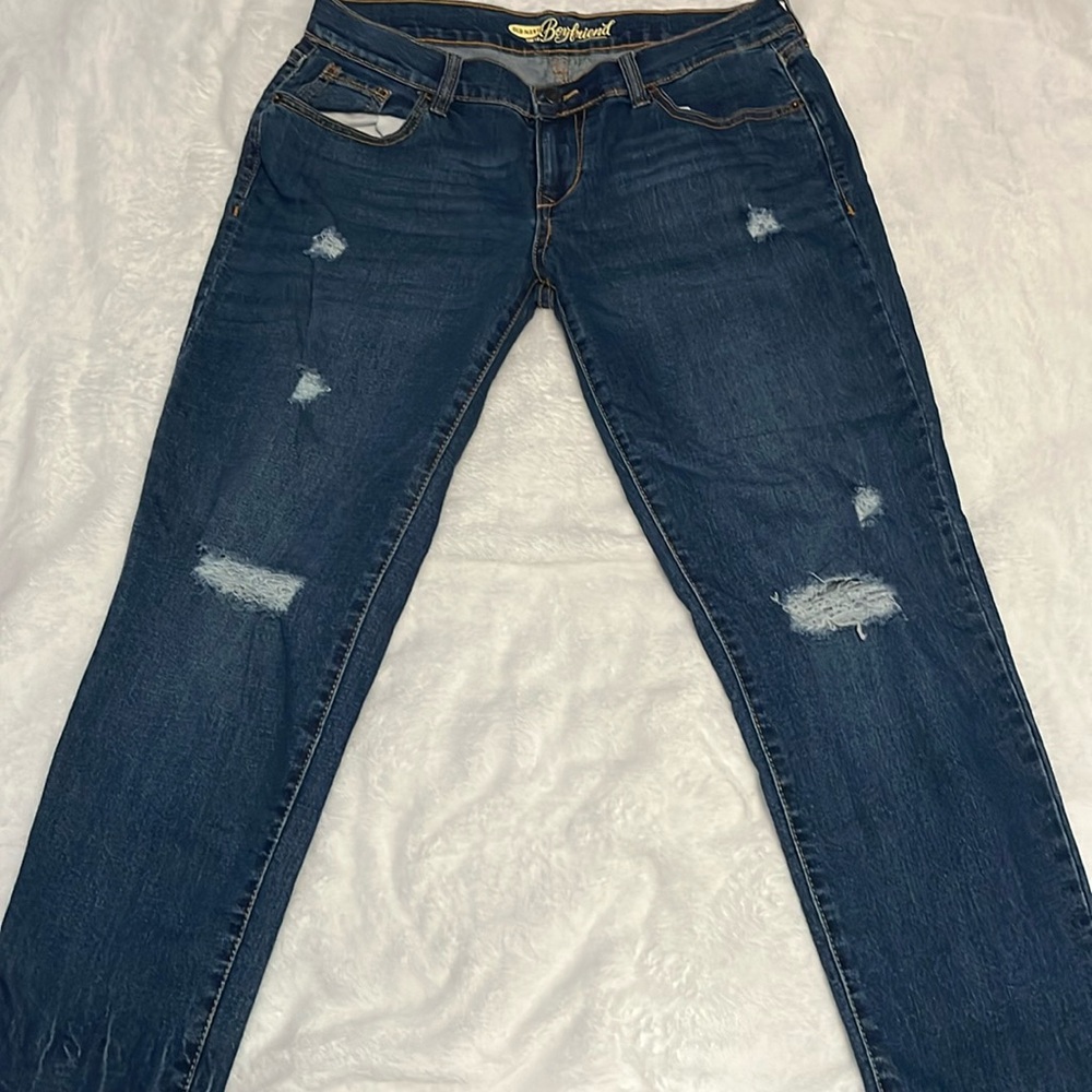 Old navy blue jea